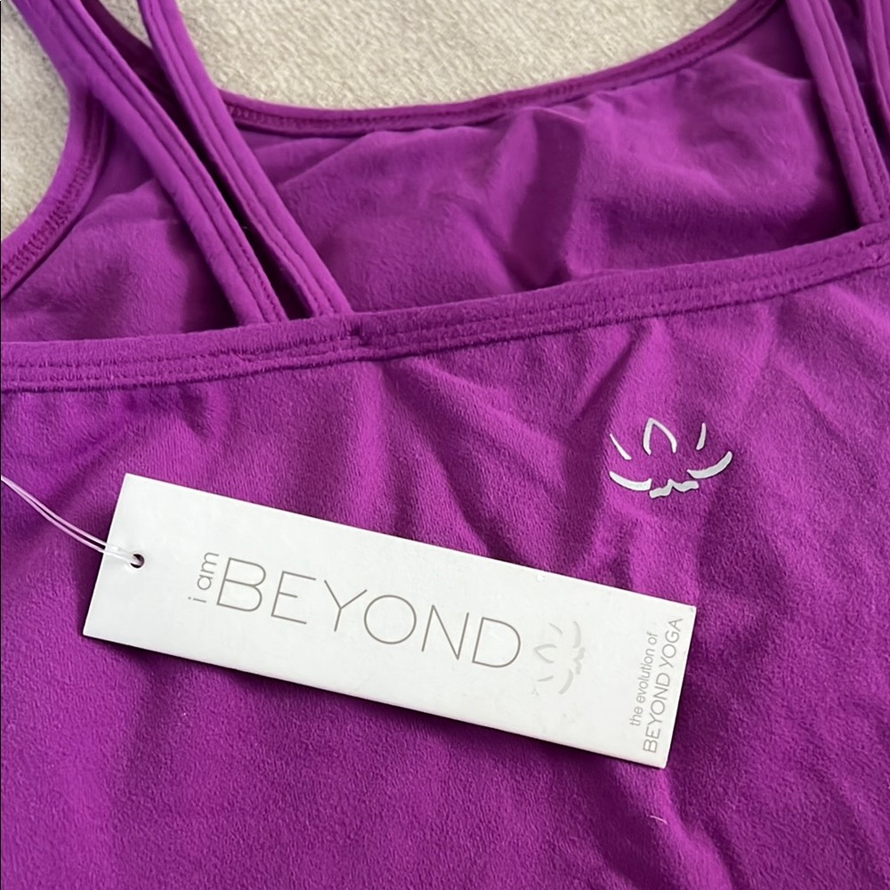 New with Tags Beyond Yoga Purple Tank